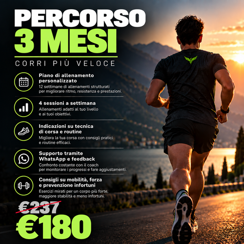 CORRI PIÙ VELOCE — MIGLIORA RITMO E PRESTAZIONI