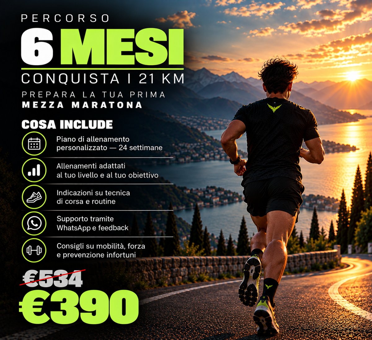 CONQUISTA I 21 KM — PREPARA LA TUA PRIMA MEZZA MARATONA
