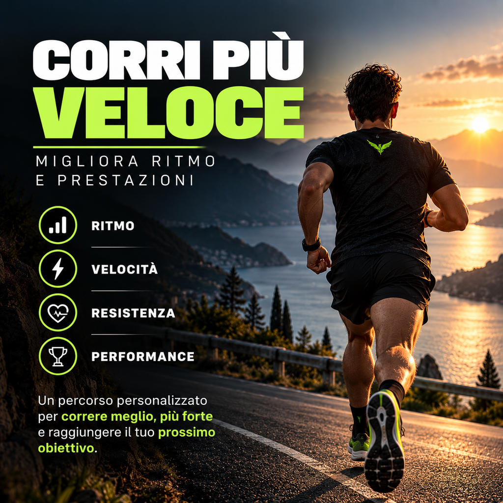 CORRI PIÙ VELOCE — MIGLIORA RITMO E PRESTAZIONI