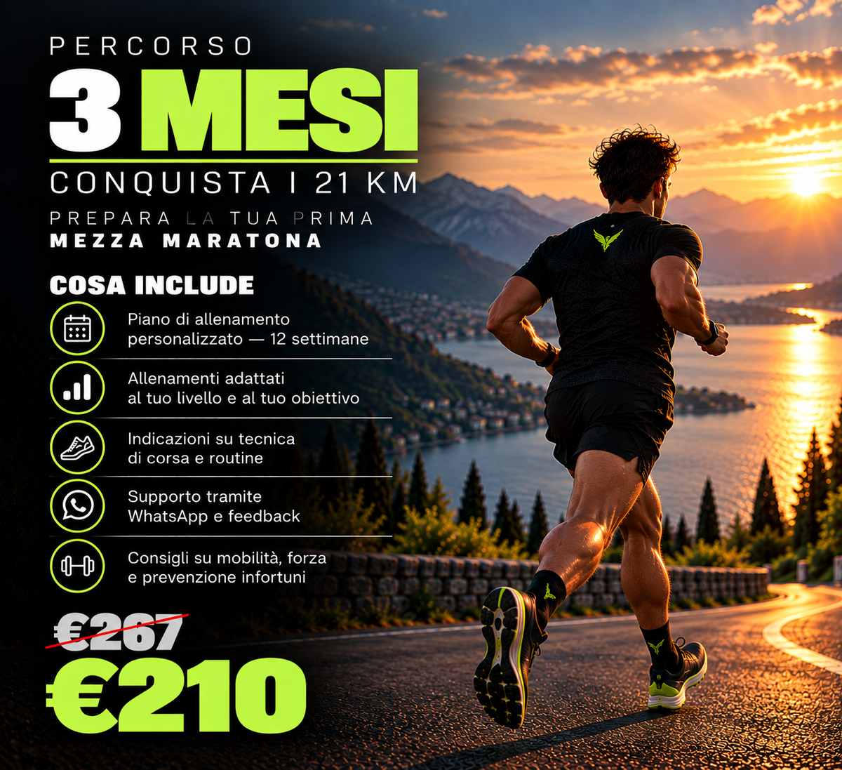CONQUISTA I 21 KM — PREPARA LA TUA PRIMA MEZZA MARATONA