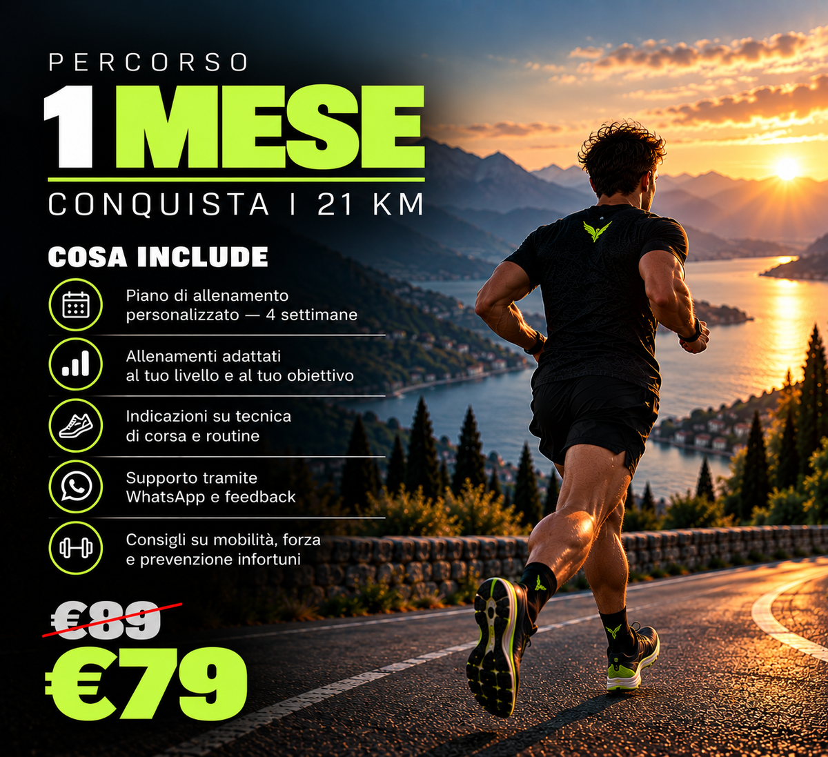 CONQUISTA I 21 KM — PREPARA LA TUA PRIMA MEZZA MARATONA