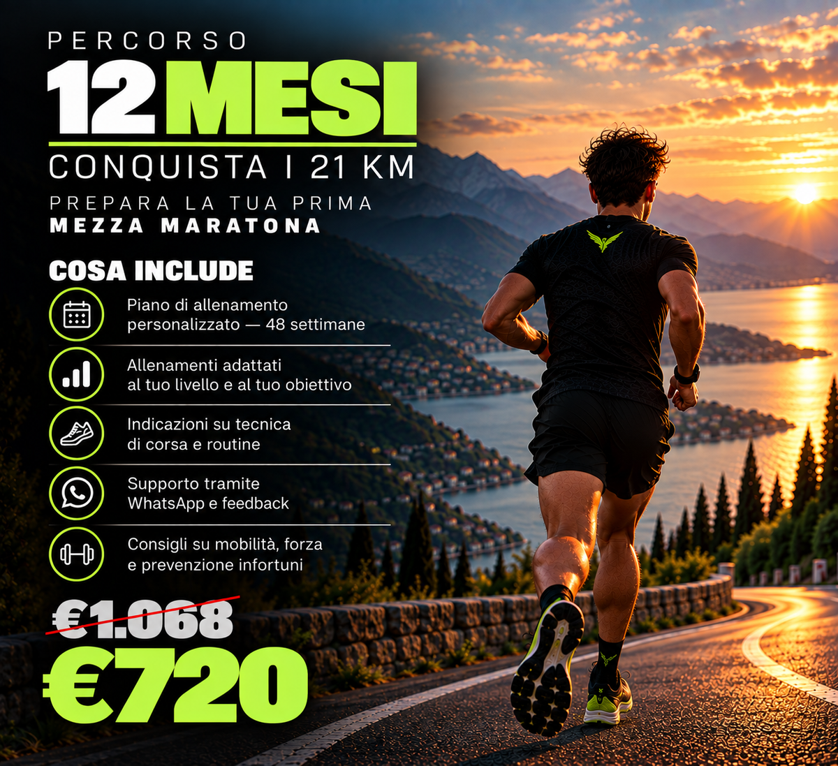 CONQUISTA I 21 KM — PREPARA LA TUA PRIMA MEZZA MARATONA